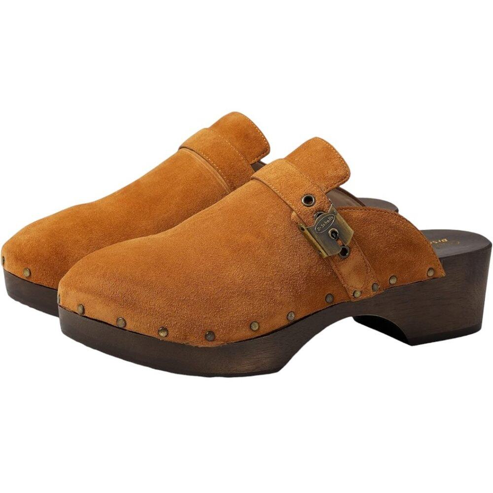 Dr. Scholl's Original Clog Pecan Brown Size 9 NWT $150 MSRP
